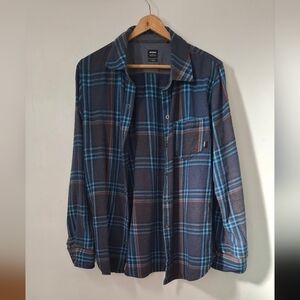 Prana Golden Canyon blue flannel